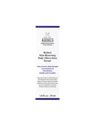 KIEHL'S | Gesichtscreme - Retinol Skin-Renewing Daily Micro-Dose Treatment 30ml | keine Farbe