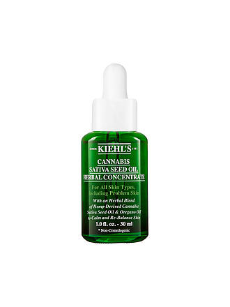 KIEHL'S | Gesichtsöl - Cannabis Sativa Seed Oil Herbal Concentrate 30ml | keine Farbe