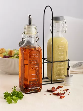 KILNER | Flaschenset Essig/Öl 2x0,3l | transparent