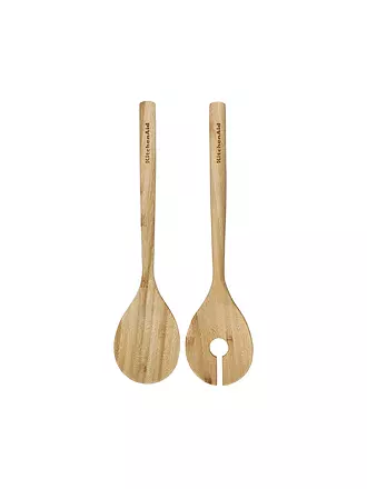 KITCHENAID | Salatbesteck CLASSIC Bambus | braun