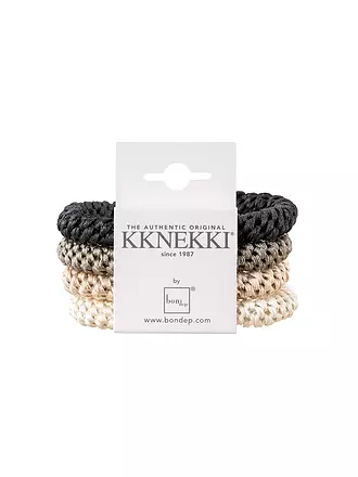 KKNEKKI | Haargummi 4er Pkg BUNDLE 11 | schwarz