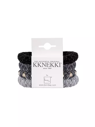 KKNEKKI | Haargummi 4er Pkg BUNDLE 11 | schwarz