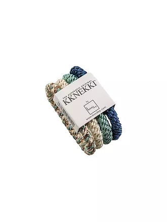 KKNEKKI | Haargummi 4er Pkg BUNDLE 21 | blau