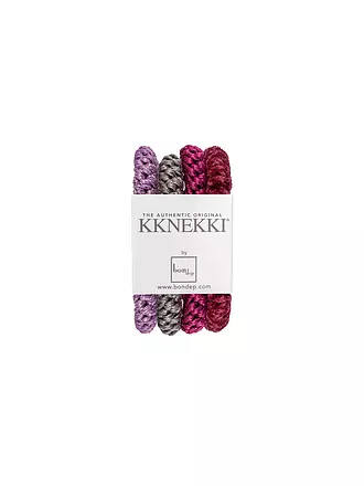 KKNEKKI | Haargummi 4er Pkg BUNDLE 31 | dunkelrot
