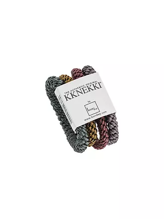 KKNEKKI | Haargummi 4er Pkg BUNDLE 40 | silber