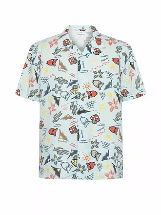 KNOWLEDGE COTTON APPAREL | Hemd Regular Fit | türkis