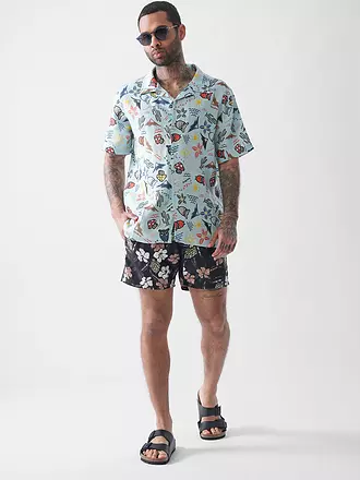 KNOWLEDGE COTTON APPAREL | Hemd Regular Fit | türkis