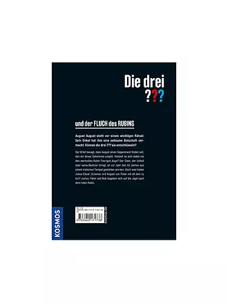 KOSMOS VERLAG | Buch - Die drei Fragezeichen - Und der Fluch des Rubins | keine Farbe