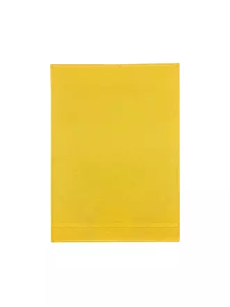 KRACHT | Geschirrtuch 50x70cm Piquet / Frottier Gelb | blau