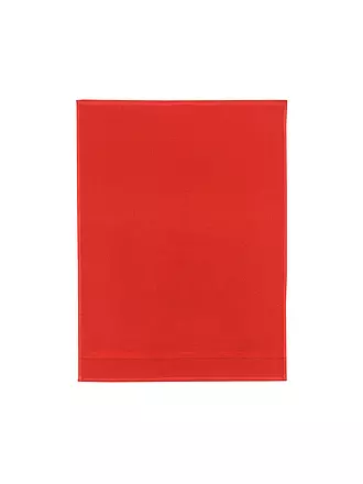KRACHT | Geschirrtuch 50x70cm Piquet / Frottier Rot | blau