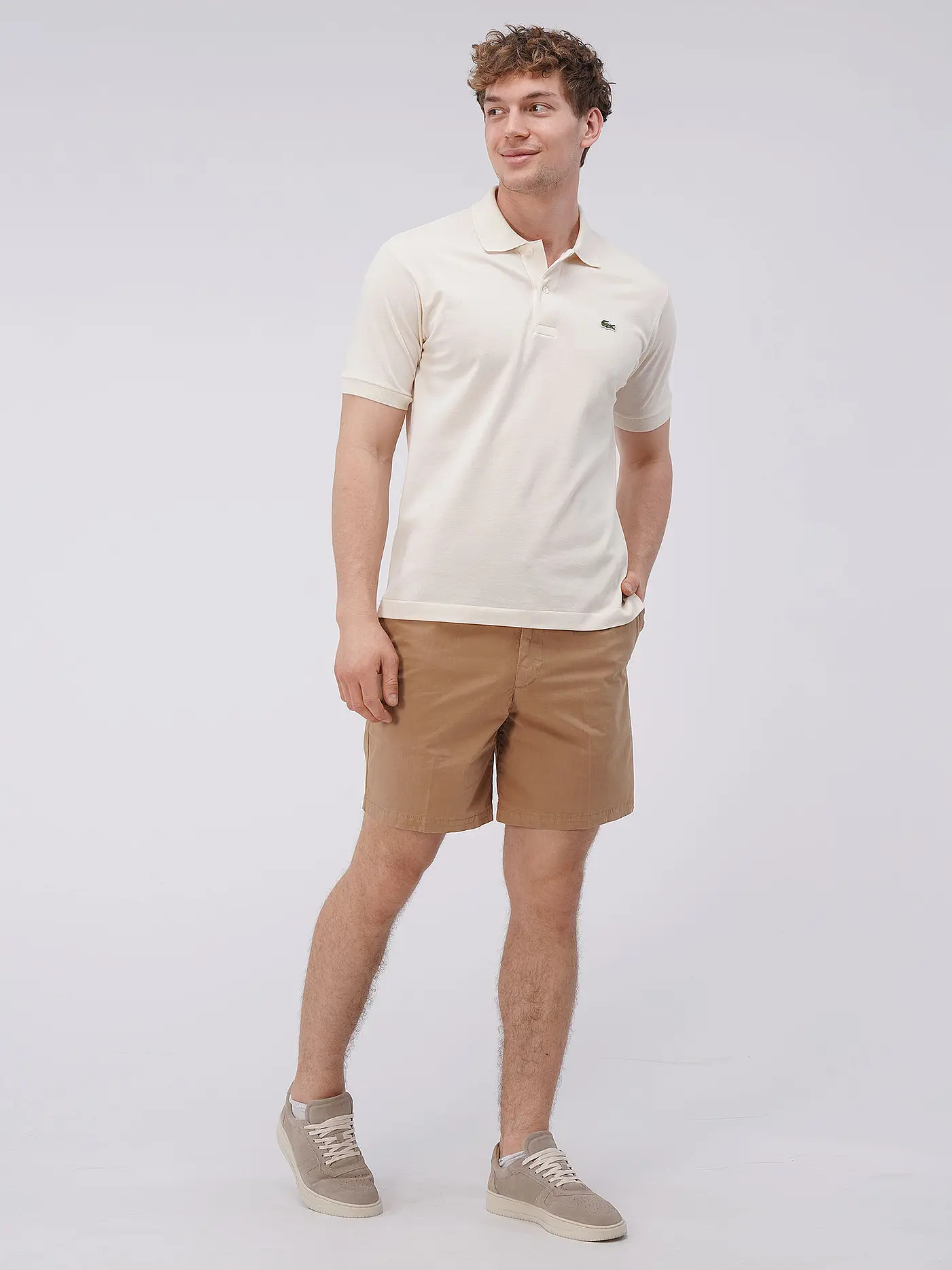 LACOSTE | Poloshirt | creme
