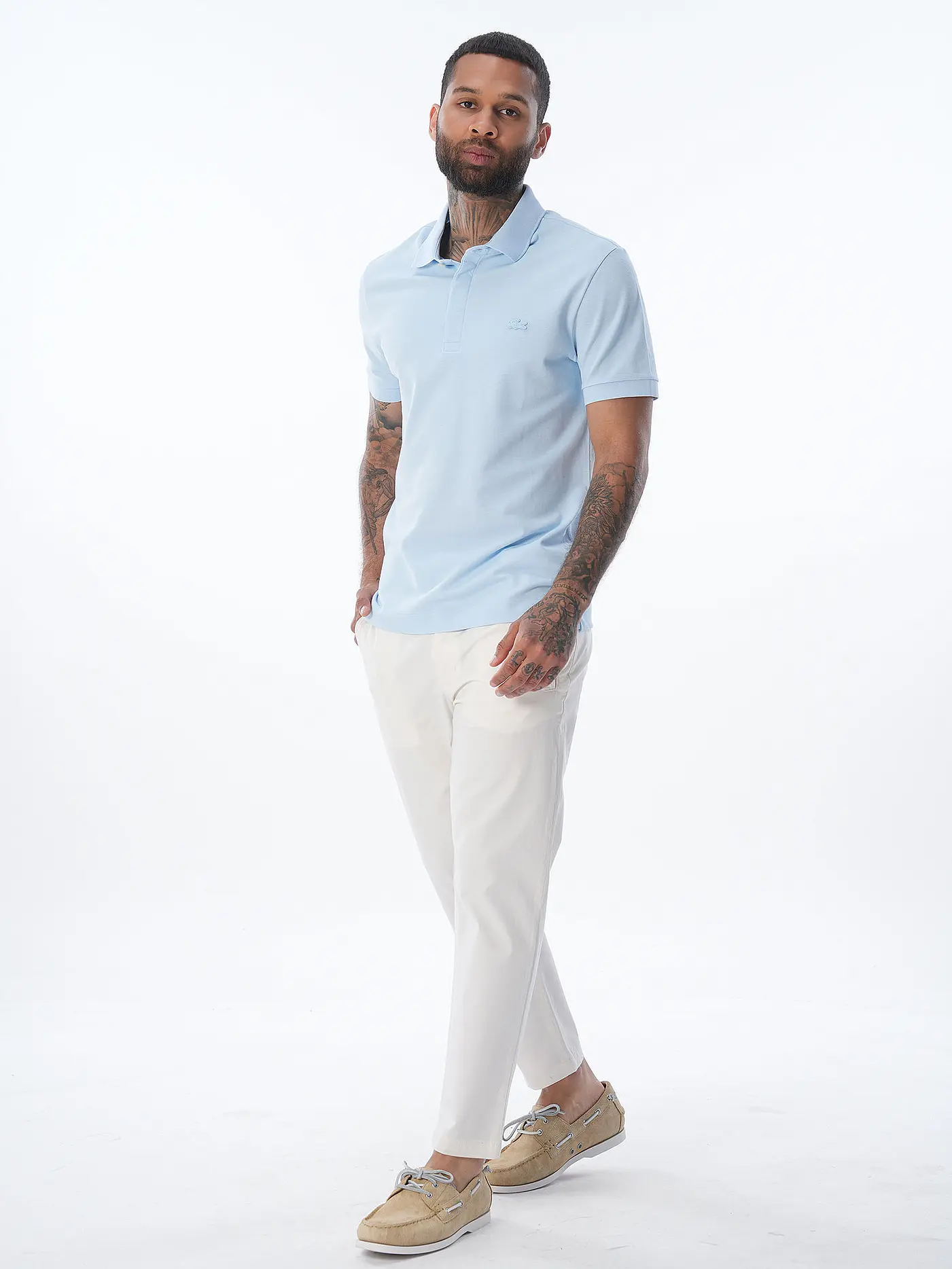 LACOSTE | Poloshirt | hellblau