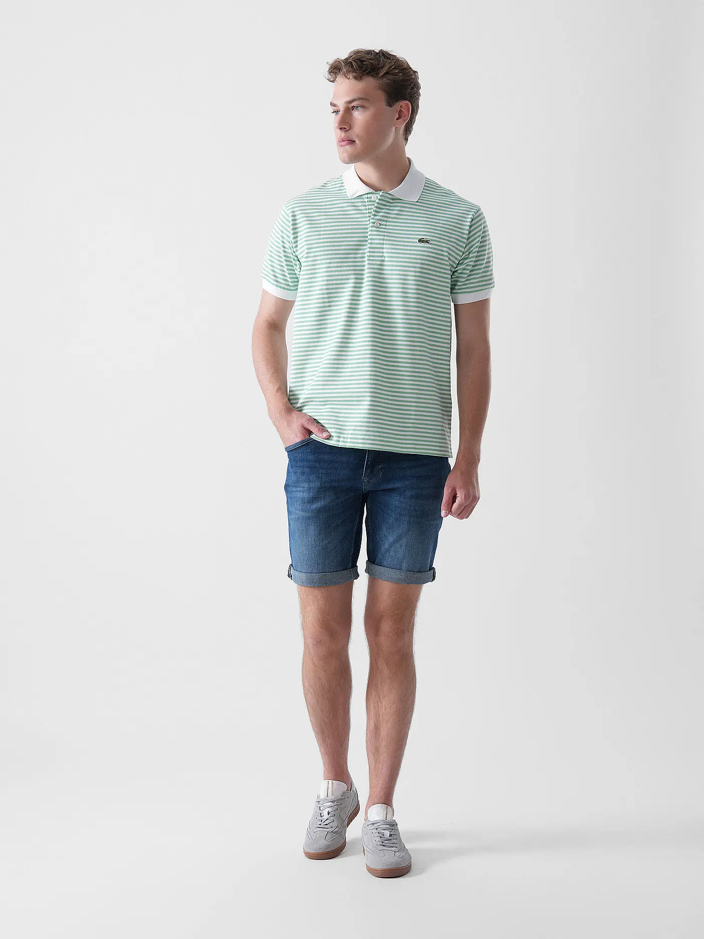LACOSTE | Poloshirt | grün