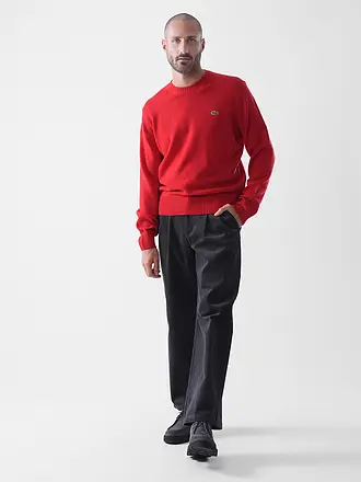 LACOSTE | Pullover | rot