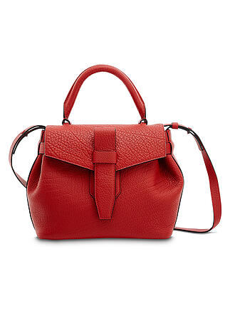 LANCEL | Ledertasche - Henkeltasche CHARLIE | rot