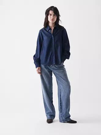 LANIUS | Jeansbluse | dunkelblau
