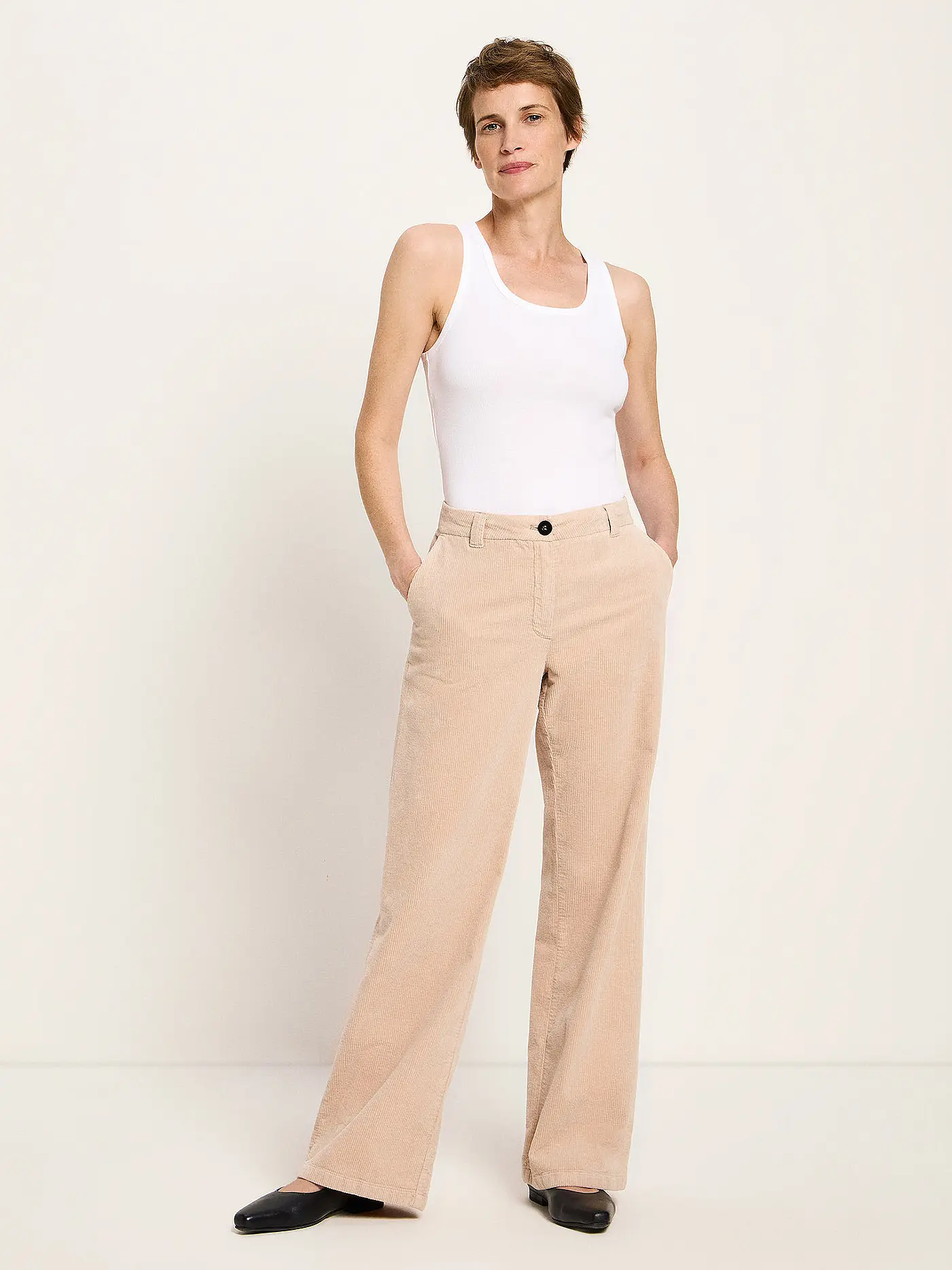 LANIUS | Marlenehose | creme