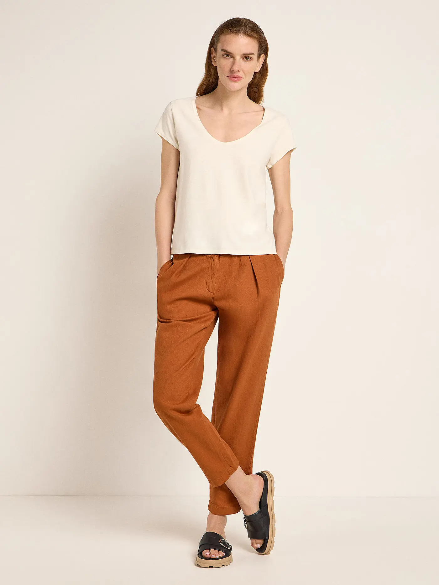 LANIUS | T-Shirt | creme