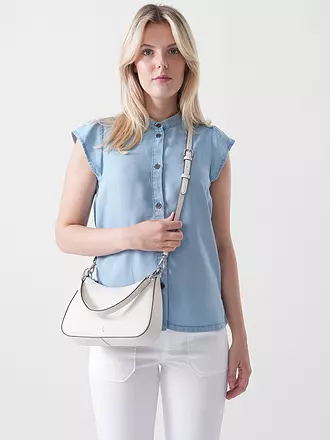 LAUREN RALPH LAUREN | Ledertasche - Henkeltasche DANNI 26 Medium | weiss