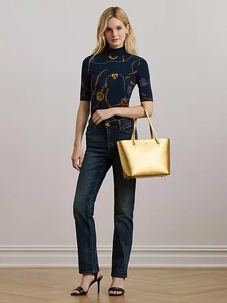 LAUREN RALPH LAUREN | Ledertasche - Shopper KARLY Medium | schwarz