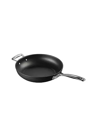 LE CREUSET | Aluminium-Antihaft hohe Pfanne mit Gegengriff 28cm | schwarz