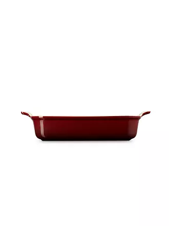 LE CREUSET | Auflaufform Tradition 32x24cm/4l Sea Salt | dunkelrot
