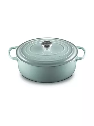 LE CREUSET | Bräter oval SIGNATURE 31cm 6,3l Nectar | hellgrau