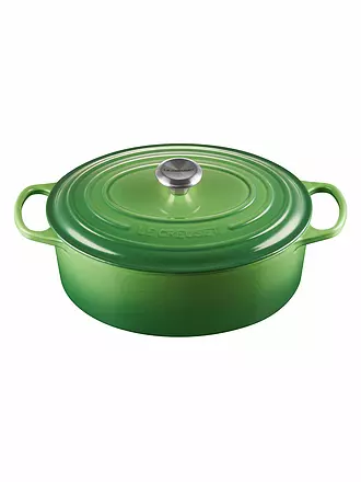 LE CREUSET | Bräter oval SIGNATURE 31cm 6,3l Sea Salt | grün