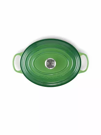 LE CREUSET | Bräter oval SIGNATURE 31cm 6,3l Sea Salt | grün