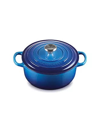 LE CREUSET | Bräter rund SIGNATURE 20cm Nectar | blau