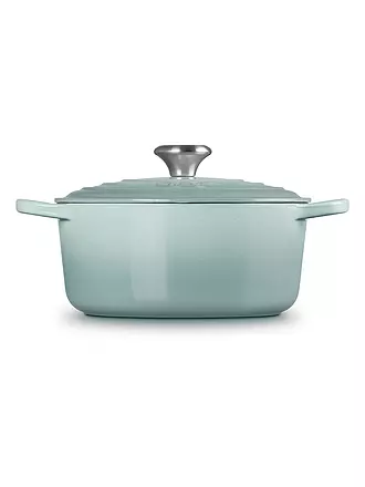 LE CREUSET | Bräter rund SIGNATURE 24cm/3,3l Nectar | hellgrau