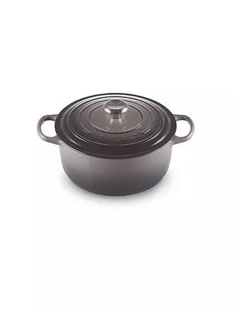 LE CREUSET | Bräter rund SIGNATURE 26cm Flint | blau