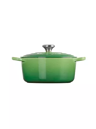 LE CREUSET | Bräter rund Signature 24cm/4,2l Bamboo Green | gelb