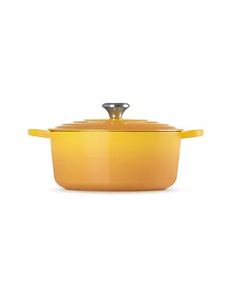 LE CREUSET | Bräter rund Signature 26cm Meringue | gelb
