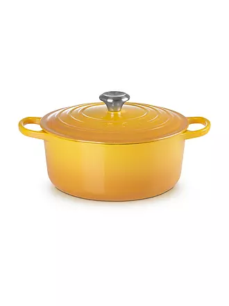 LE CREUSET | Bräter rund Signature 26cm Meringue | gelb