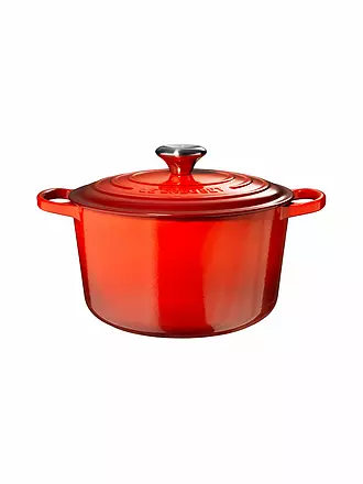 LE CREUSET | Bräter rund hoch SIGNATURE 24cm Azure | orange