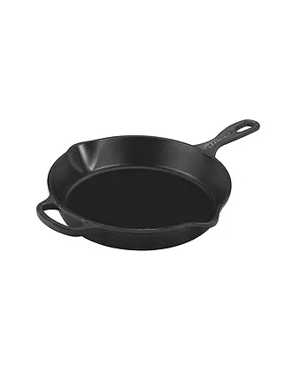 LE CREUSET | Brat- und Servierpfanne SIGNATURE 26cm/2l Meringue | schwarz