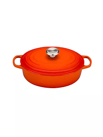 LE CREUSET | Gourmet Bräter Signature oval 27cm Kirschrot | orange