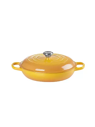 LE CREUSET | Gourmet Profitopf 30cm/3,5l SIGNATURE Sea Salt | gelb