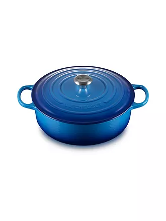 LE CREUSET | Gourmet-Bräter SIGNATURE 30cm Meringue | blau