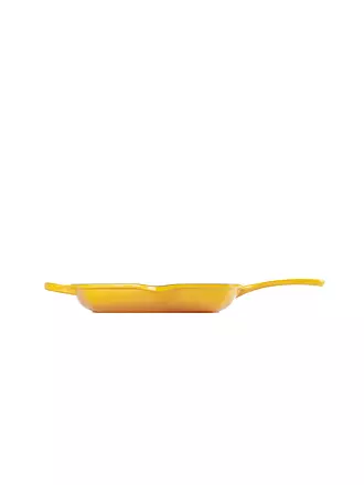 LE CREUSET | Grillpfanne quadratisch 26x26cm SIGNATURE Azure | gelb