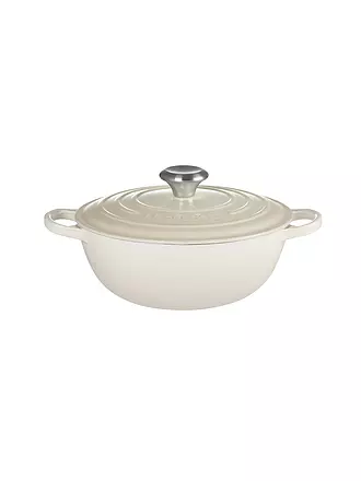 LE CREUSET | La Marmite - Familientopf Signature 24cm Meringue | rot