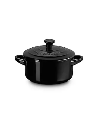 LE CREUSET | Mini Cocotte 14cm/0,65l KLASSIK Meringue | schwarz