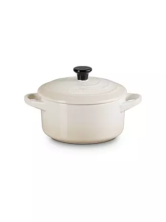 LE CREUSET | Mini Cocotte 14cm/0,65l KLASSIK Schwarz | creme