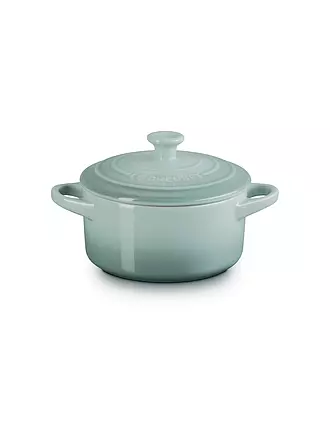 LE CREUSET | Mini Cocotte 14cm/0,65l KLASSIK Schwarz | hellgrau