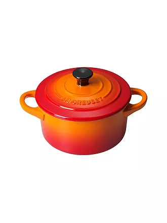 LE CREUSET | Mini-Cocotte POTERIE 10cm/0,2L Azure | orange