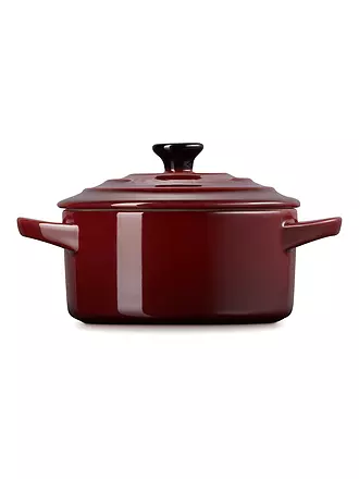 LE CREUSET | Mini-Cocotte POTERIE 10cm/0,2L Nectae | dunkelrot