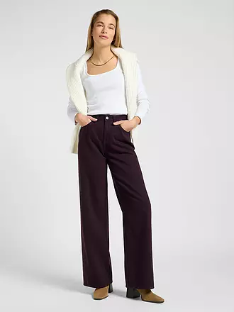 LEE | Jeans Wide Leg STELLA | dunkelrot