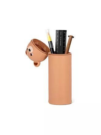 LEGAMI | 2-in-1-Federmäppchen aus weichem Silikon TEDDY BEAR | keine Farbe