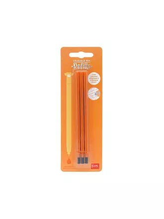 LEGAMI | Ersatzmine für löschbaren Gelstift - Erasable Pen 3er Pkg. Orange | keine Farbe